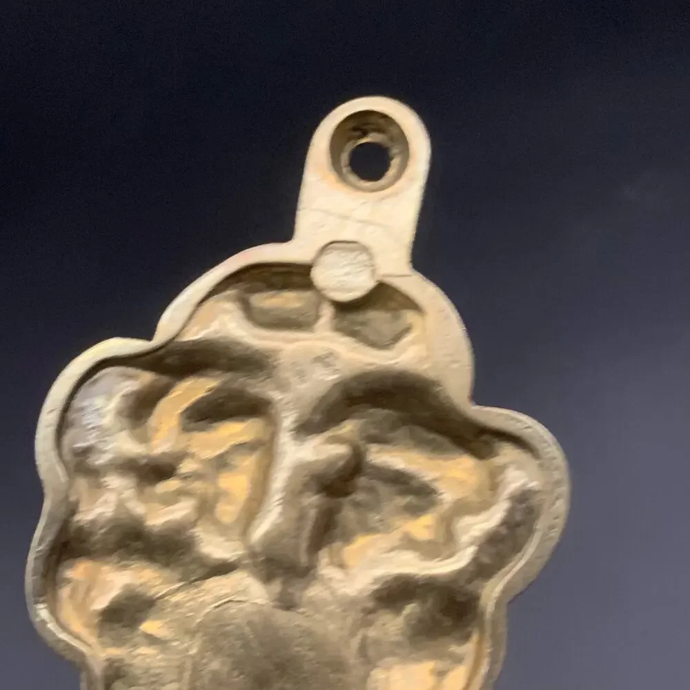 Vintage French Bronze Serpent Dragon Fish Wall Hook